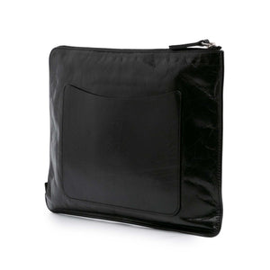 Chanel Large Calfskin Feministe Maize Feminine Pouch
