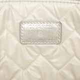 Chanel Large Chevron Metallic Calfskin O Case Clutch