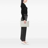 Chanel Large Chevron Metallic Calfskin O Case Clutch