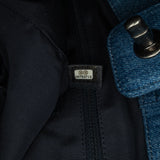 Chanel Large Fringed Denim Shopping Tote