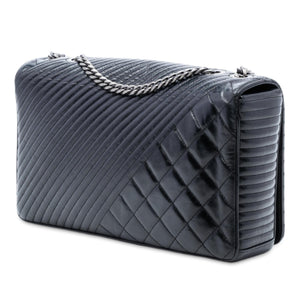 Chanel Large Glazed Calfskin Coco Boy Flap