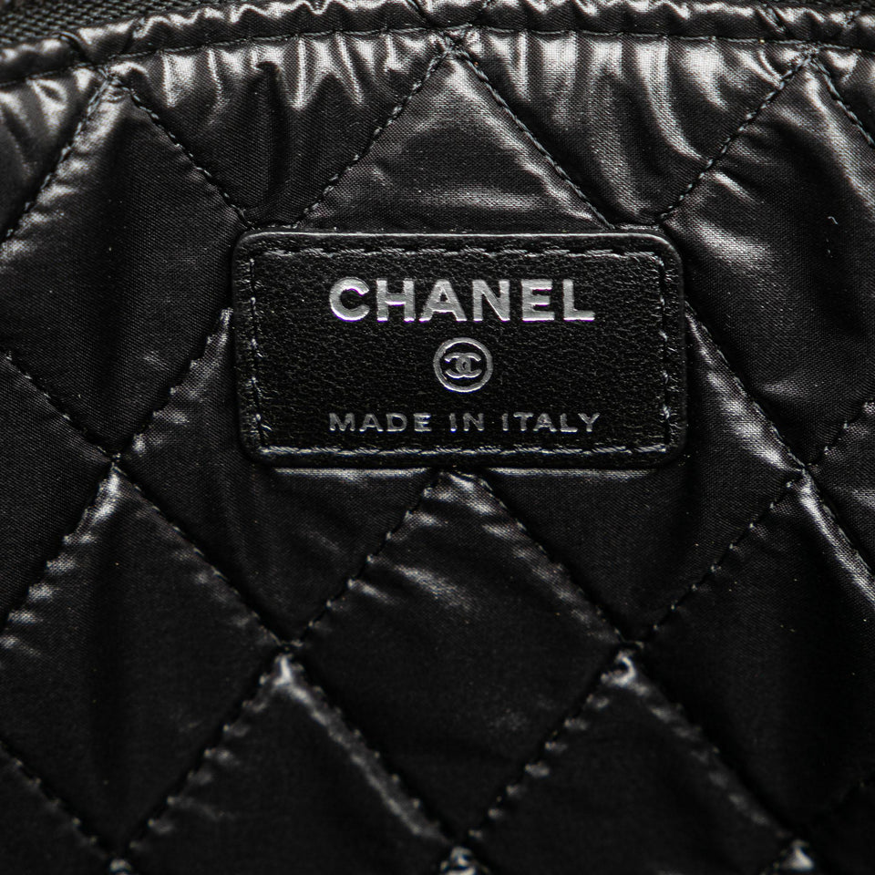 Chanel Large Printed Lambskin La Habana O Case Clutch (SHG-Zimn5u)