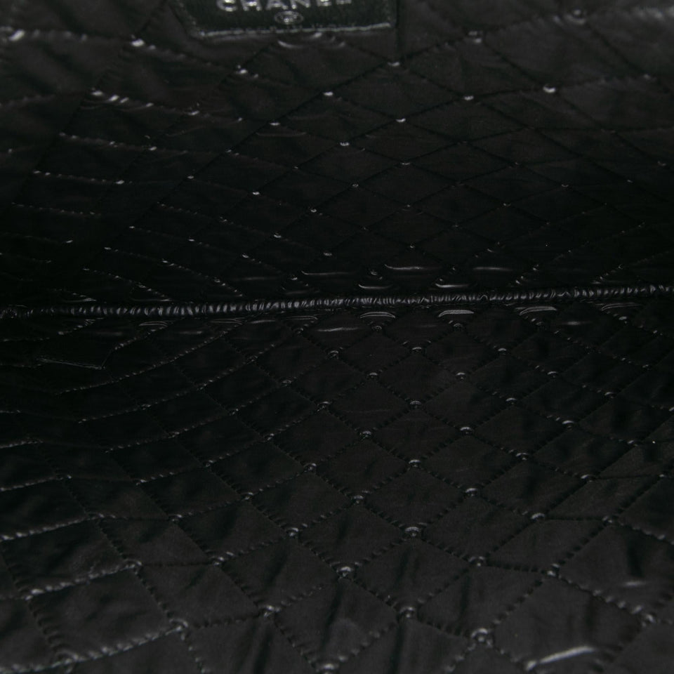 Chanel Large Quilted Caviar Boy O Case Clutch