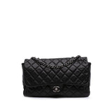 Chanel Large Quilted Caviar Now and Forever Flap