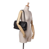 Chanel Large Quilted Caviar Now and Forever Flap