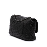 Chanel Large Quilted Caviar Now and Forever Flap