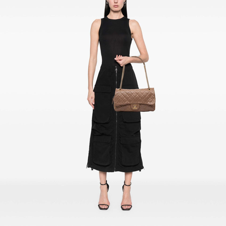 Chanel Large Quilted Caviar Shiva Flap