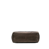 Chanel Large Quilted Iridescent Caviar Chic Tall Shopping Tote