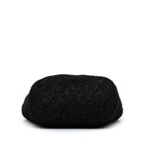 Chanel Large Quilted Knit Pluto Glitter Satchel