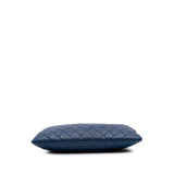 Chanel Large Quilted Lambskin O Case Clutch