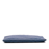 Chanel Large Quilted Lambskin O Case Clutch