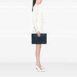 Chanel Large Quilted Lambskin O Case Clutch