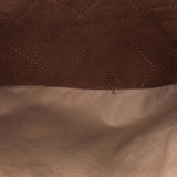 Chanel Large Quilted Nubuck Natural Beauty Split Pocket Flap