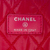 Chanel Large Quilted Patent O Case Clutch