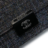 Chanel Large Quilted Tweed Beauty Lock Flap