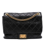 Chanel Large Reissue 2.55 Diamond Debossed Calfskin Cosmos Flap