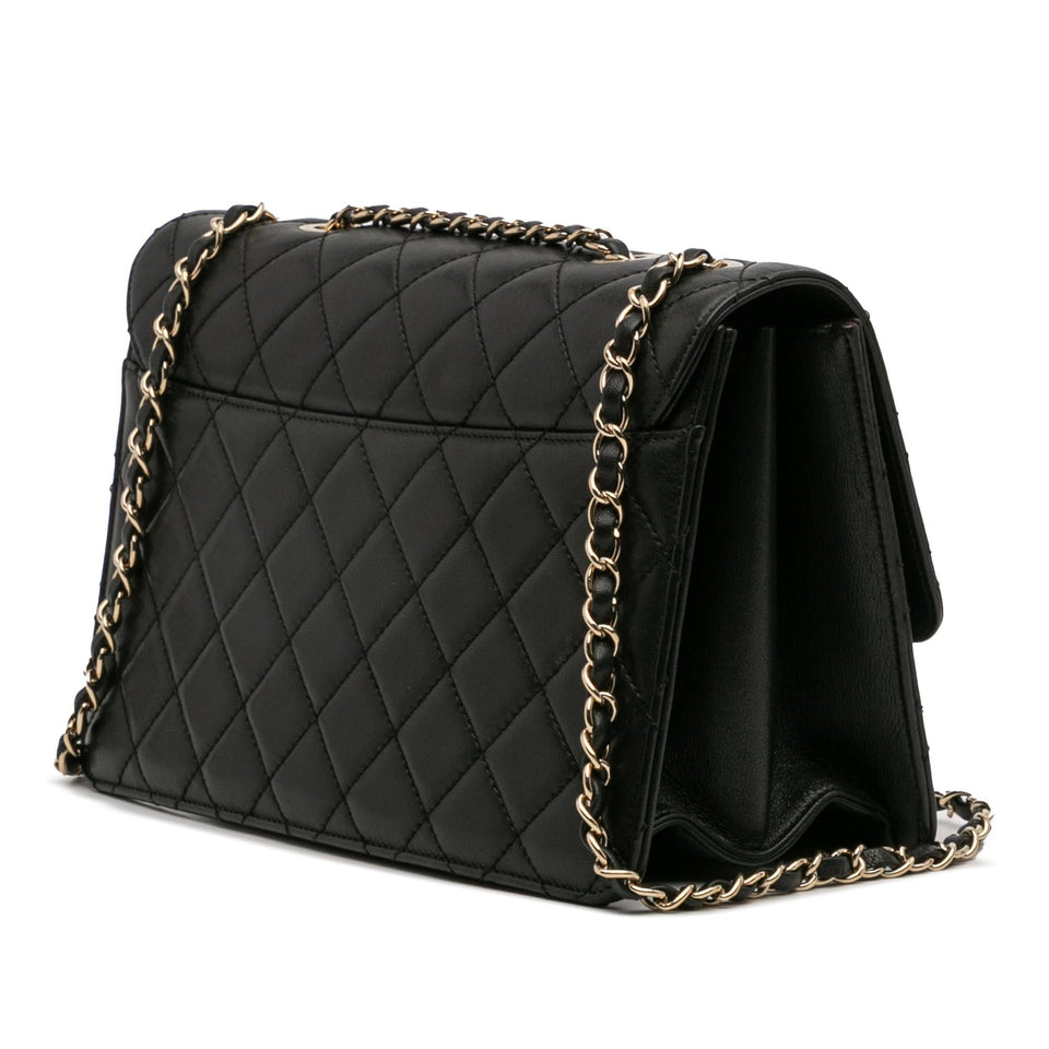 Chanel Large Sheepskin Beauty Lock Flap