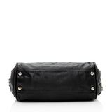 Chanel Leather Diagonal CC Ligne Accordion Satchel (SHF-17562)