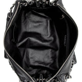 Chanel Leather Diagonal CC Ligne Accordion Satchel (SHF-17562)