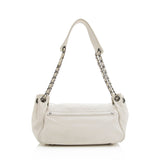 Chanel Leather Diamond Stitched Accordion Flap Shoulder Bag (SHF-19723)