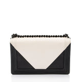 Chanel Leather Geometric Medium Boy Bag