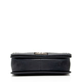 Chanel Matte Caviar Leather Old Medium Boy Bag