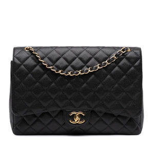 Chanel Maxi Classic Caviar Double Flap