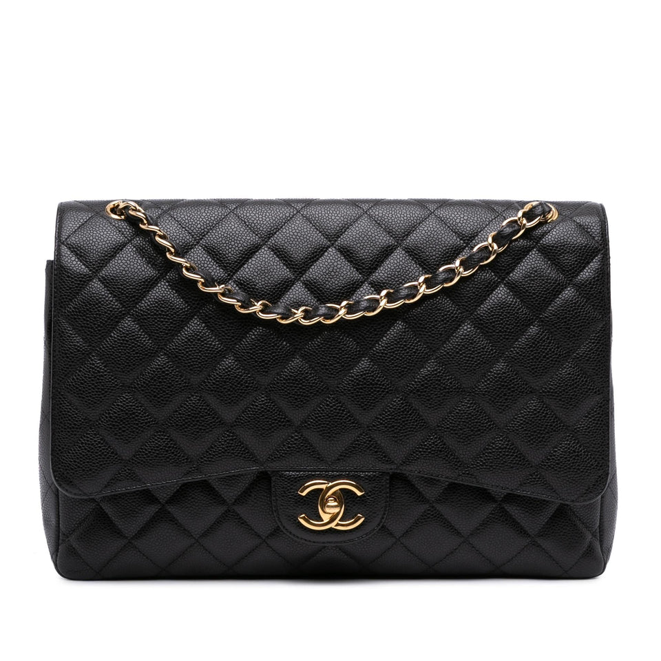 Chanel Maxi Classic Caviar Double Flap