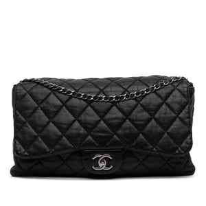 Chanel Maxi Quilted Lambskin 3 Flap