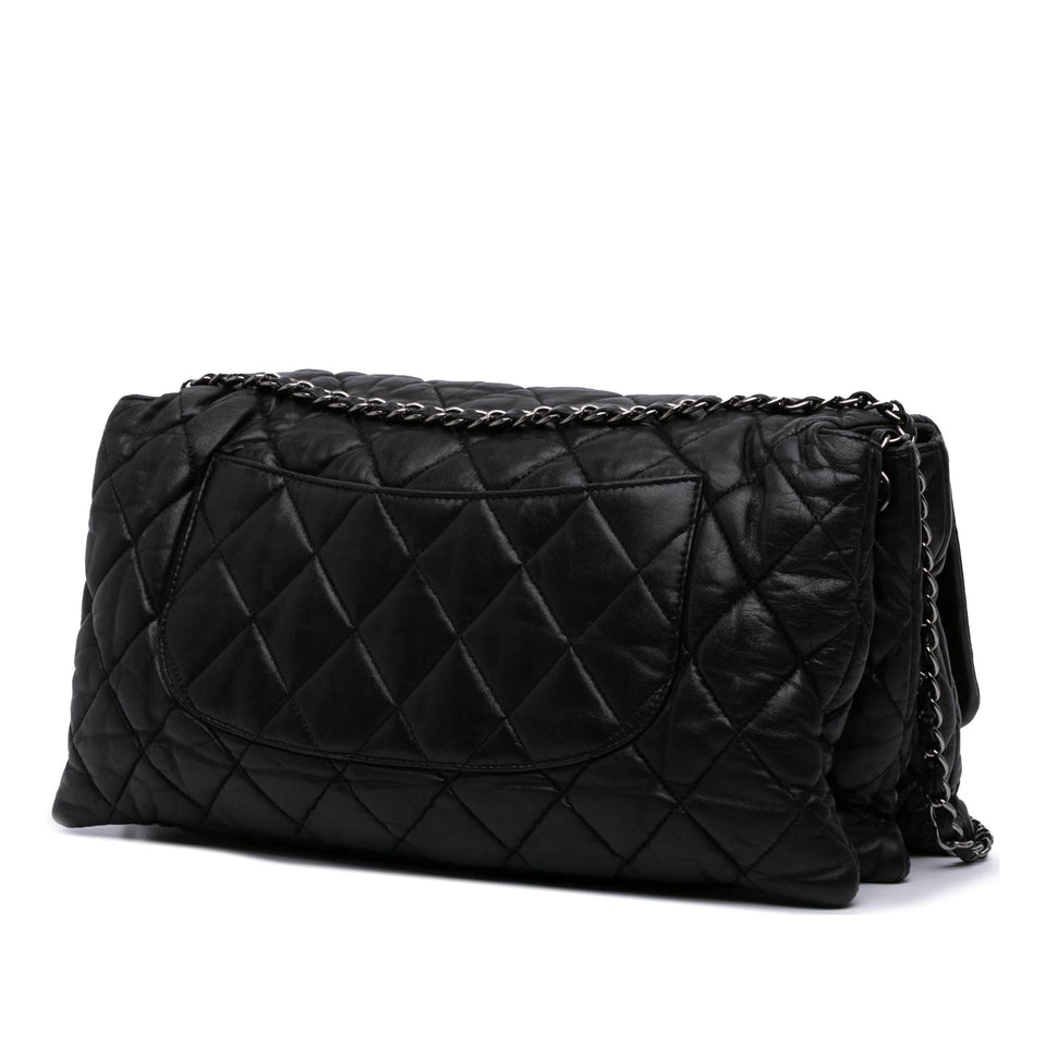 Chanel Maxi Quilted Lambskin 3 Flap
