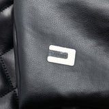 Chanel Maxi XL Quilted Lambskin Clutch with Chain