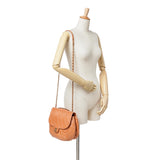 Chanel Medium Aged Calfskin Bubble CC Flap