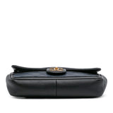 Chanel Medium Bicolor Calfskin Graphic Flap