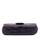 Chanel Medium Bicolor Lambskin and Calfskin CC Chain Flap