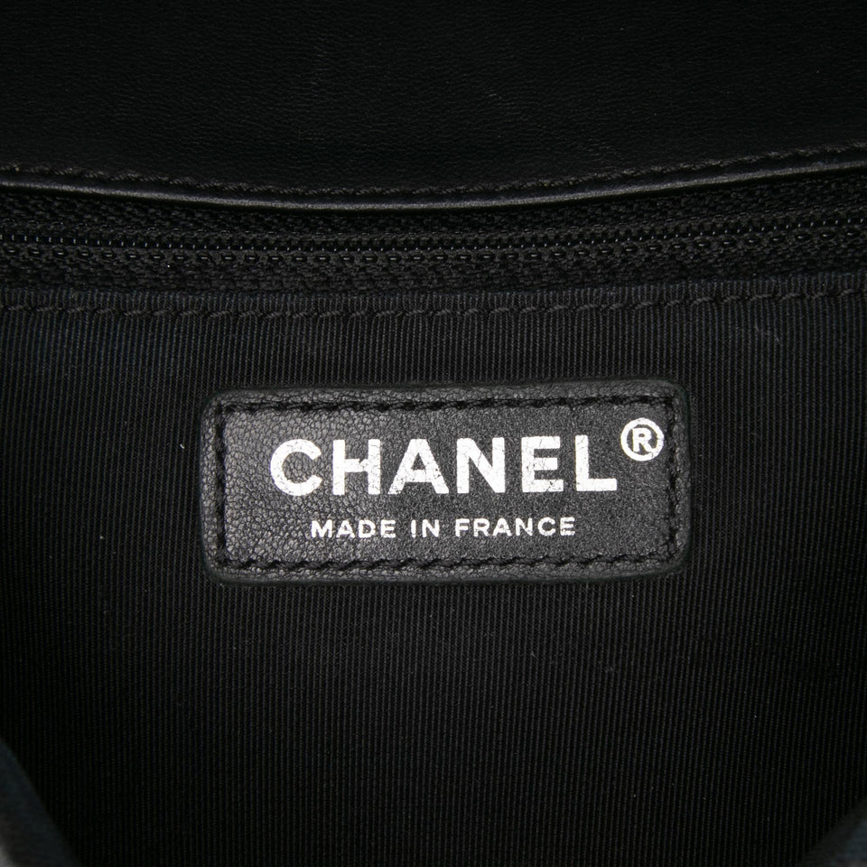 Chanel Medium Bicolor Quilted Calfskin Flap