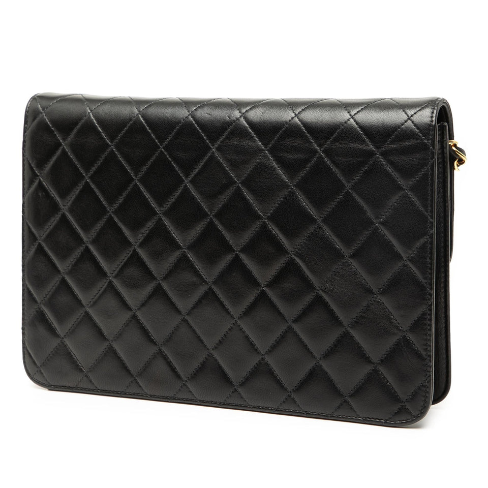 Chanel Medium CC Quilted Lambskin Single Flap