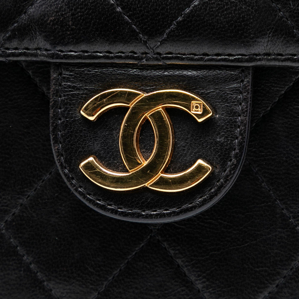 Chanel Medium CC Quilted Lambskin Single Flap