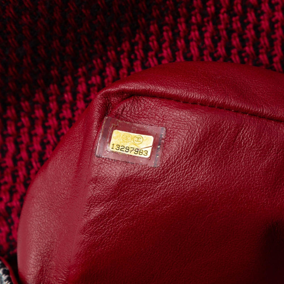 Chanel Medium CC Tweed Multi Print Double Flap