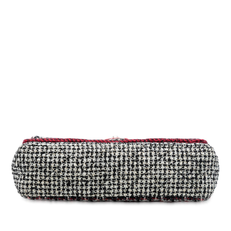 Chanel Medium CC Tweed Multi Print Double Flap