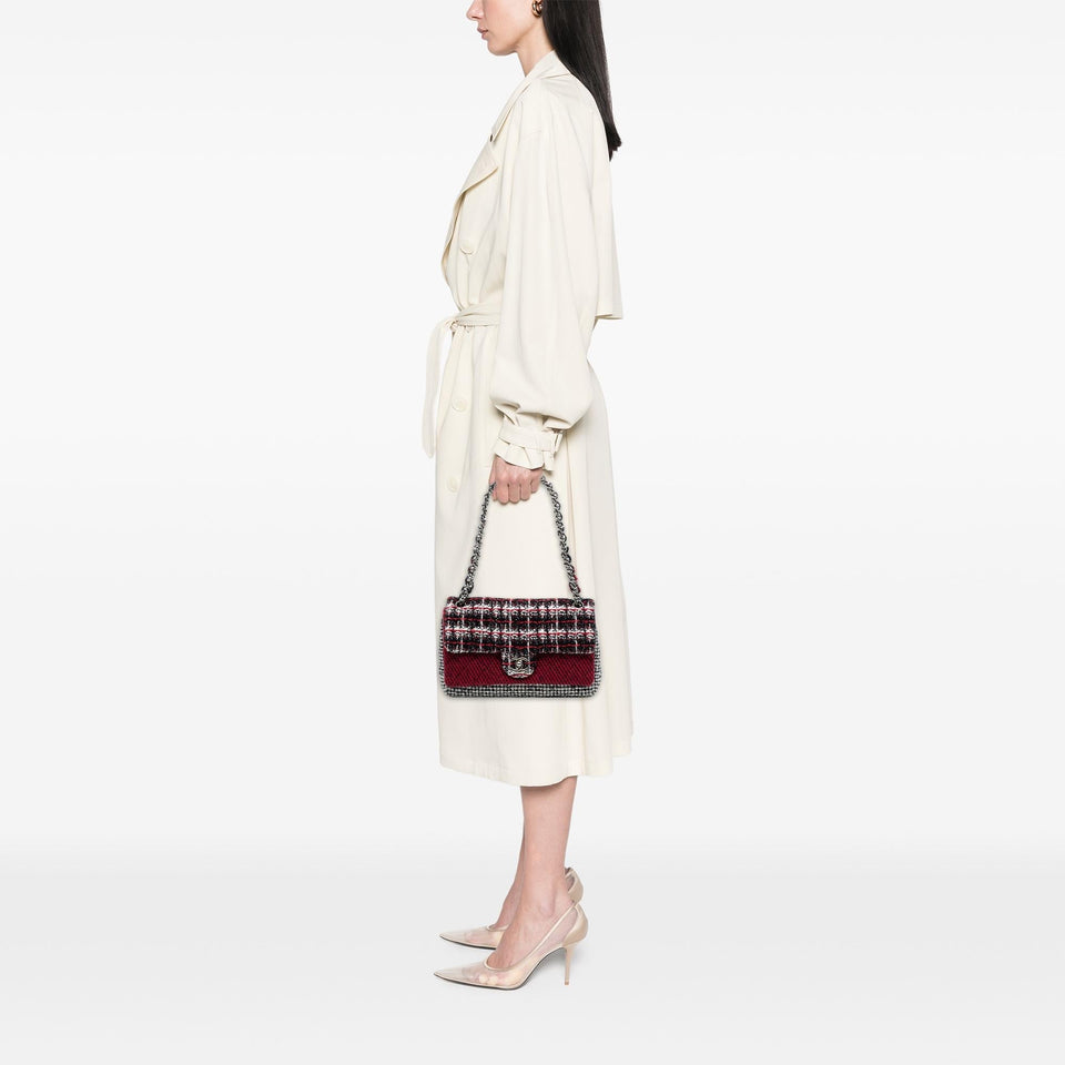 Chanel Medium CC Tweed Multi Print Double Flap