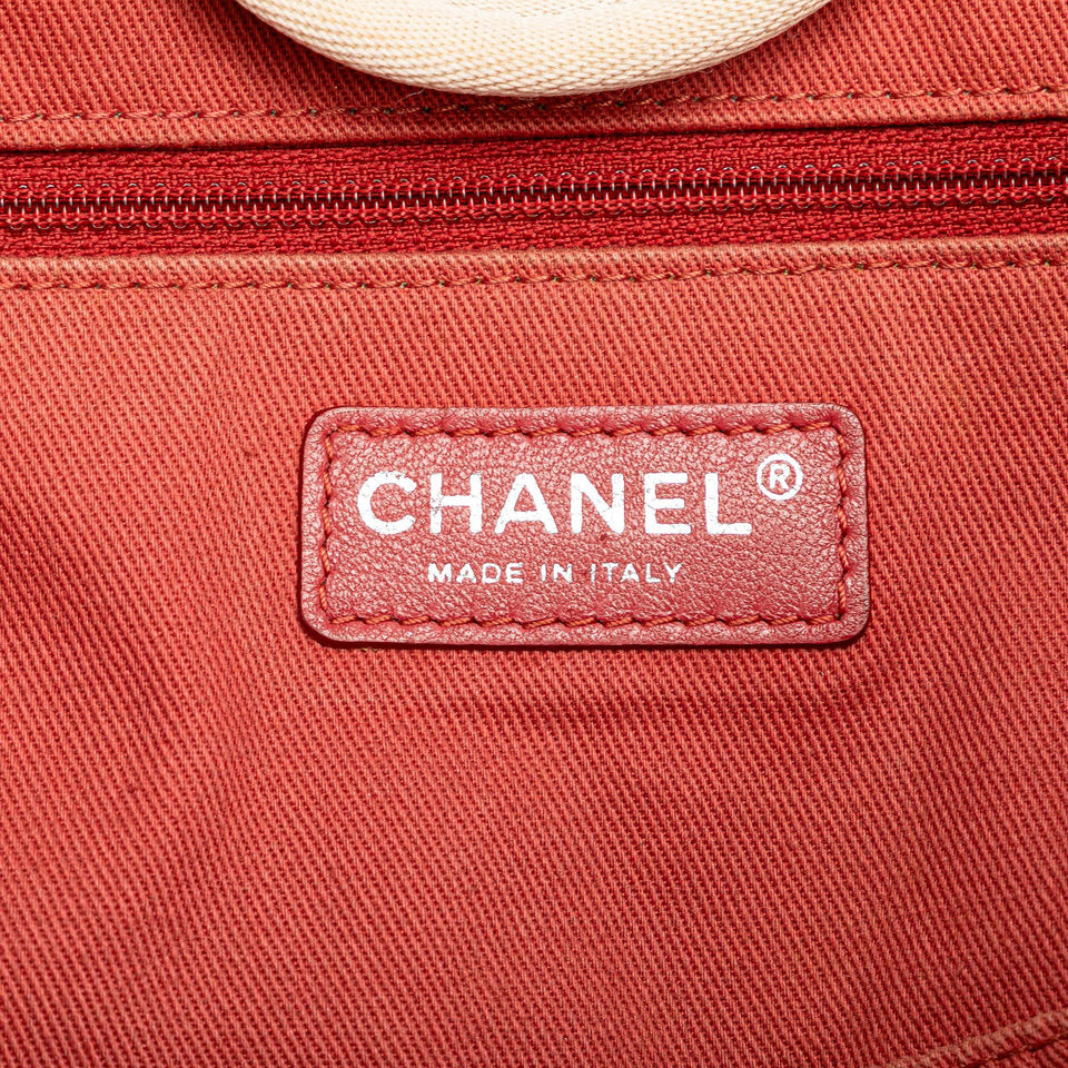 Chanel Medium Canvas Deauville Satchel