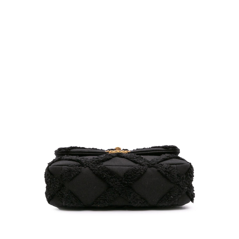 Chanel Medium Canvas and Cotton 19 Flap