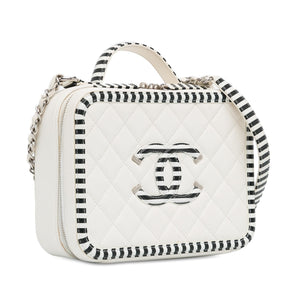 Chanel Medium Caviar CC Filigree Vanity Case