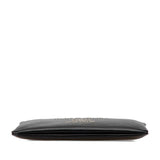 Chanel Medium Caviar Deauville Studded O Case Clutch