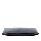 Chanel Medium Caviar Deauville Studded O Case Clutch
