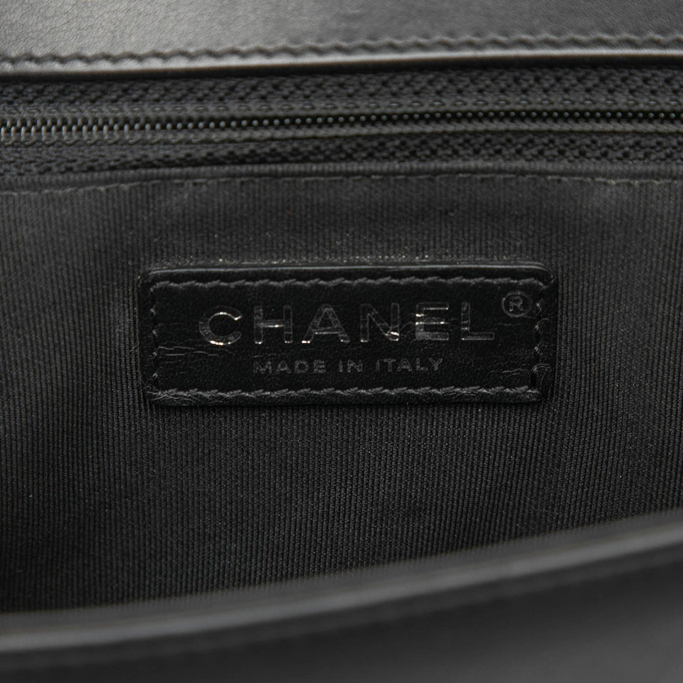 Chanel Medium Chevron Lambskin Boy Flap