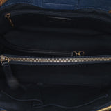 Chanel Medium Chevron Wrinkled Calfskin Medallion Charm Tote