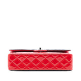 Chanel Medium Classic Bicolor Patent Double Flap