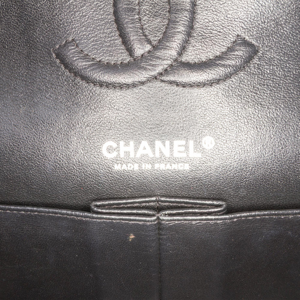 Chanel Medium Classic Chevron Lambskin Double Flap