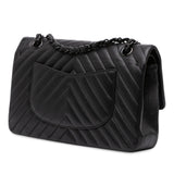 Chanel Medium Classic Chevron Lambskin Double Flap